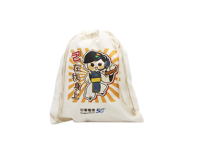 8安帆布束口袋