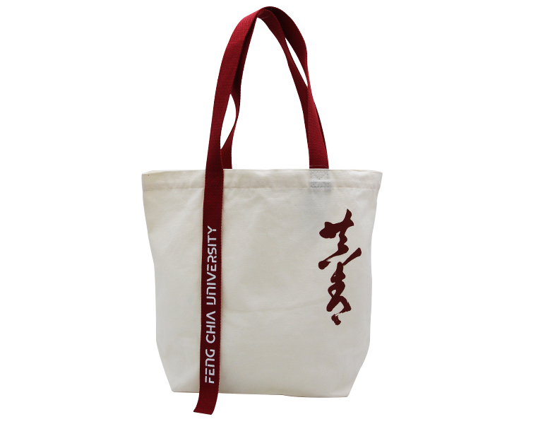 逢甲大學 飄帶帆布T型袋