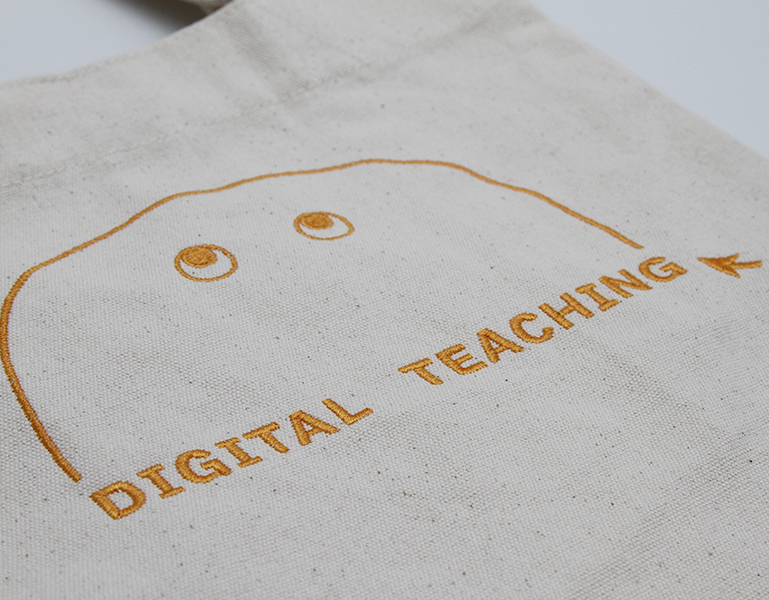 台中教育大學 12安帆布平面袋