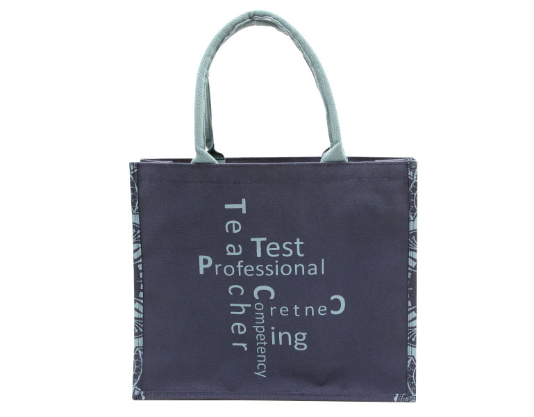 臺中教育大學 帆布加塗層立體袋